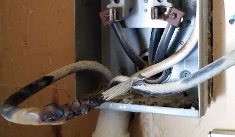 Submitted photo smart meter near fire 468