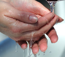 washing hands William Stadler